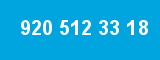 920 512 33 18